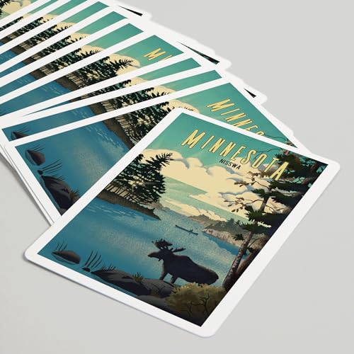 Lantern Press Baraja de 52 cartas tamaño póker miniatura 5