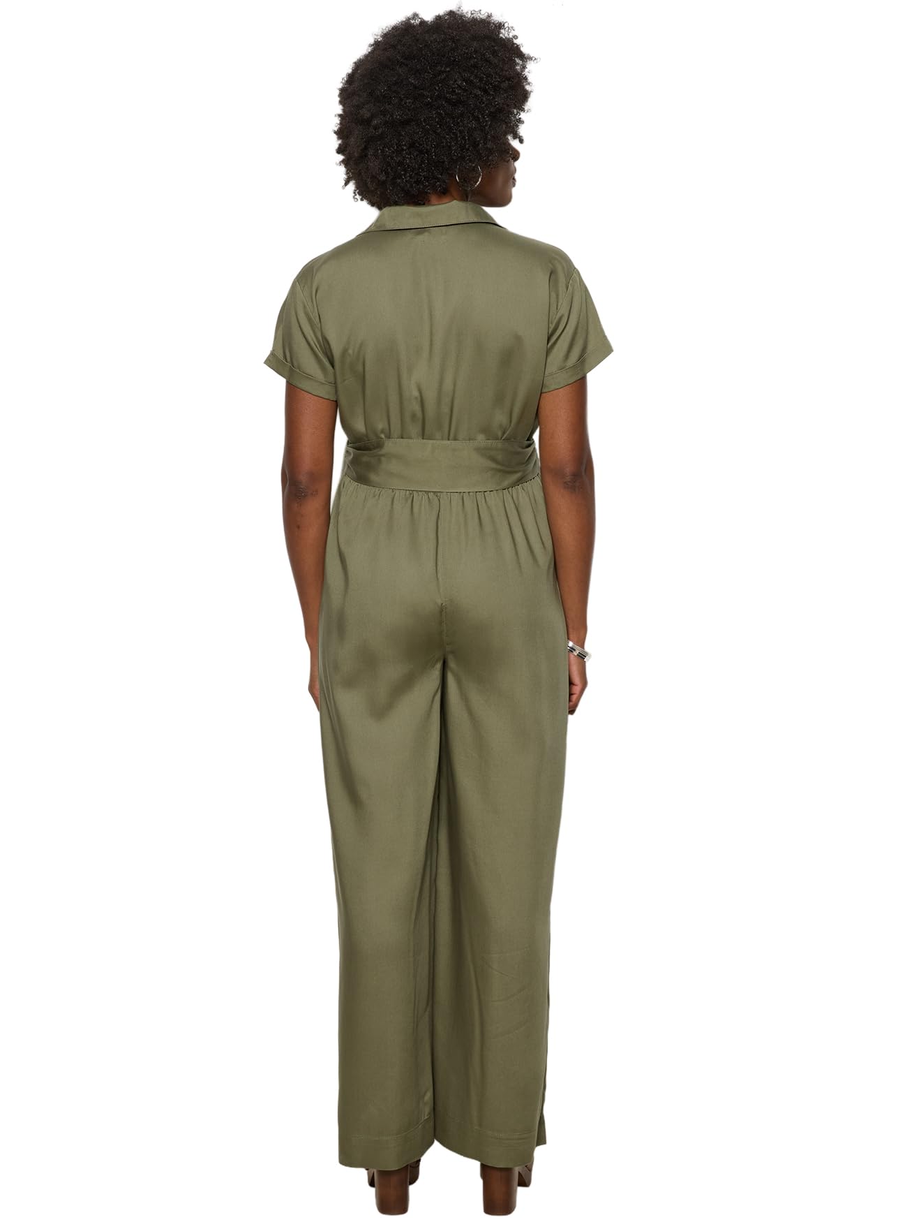 Vertbaudet Kurzärmeliger Jumpsuit für Schwangerschaft und Stillzeit aus Lyocell
