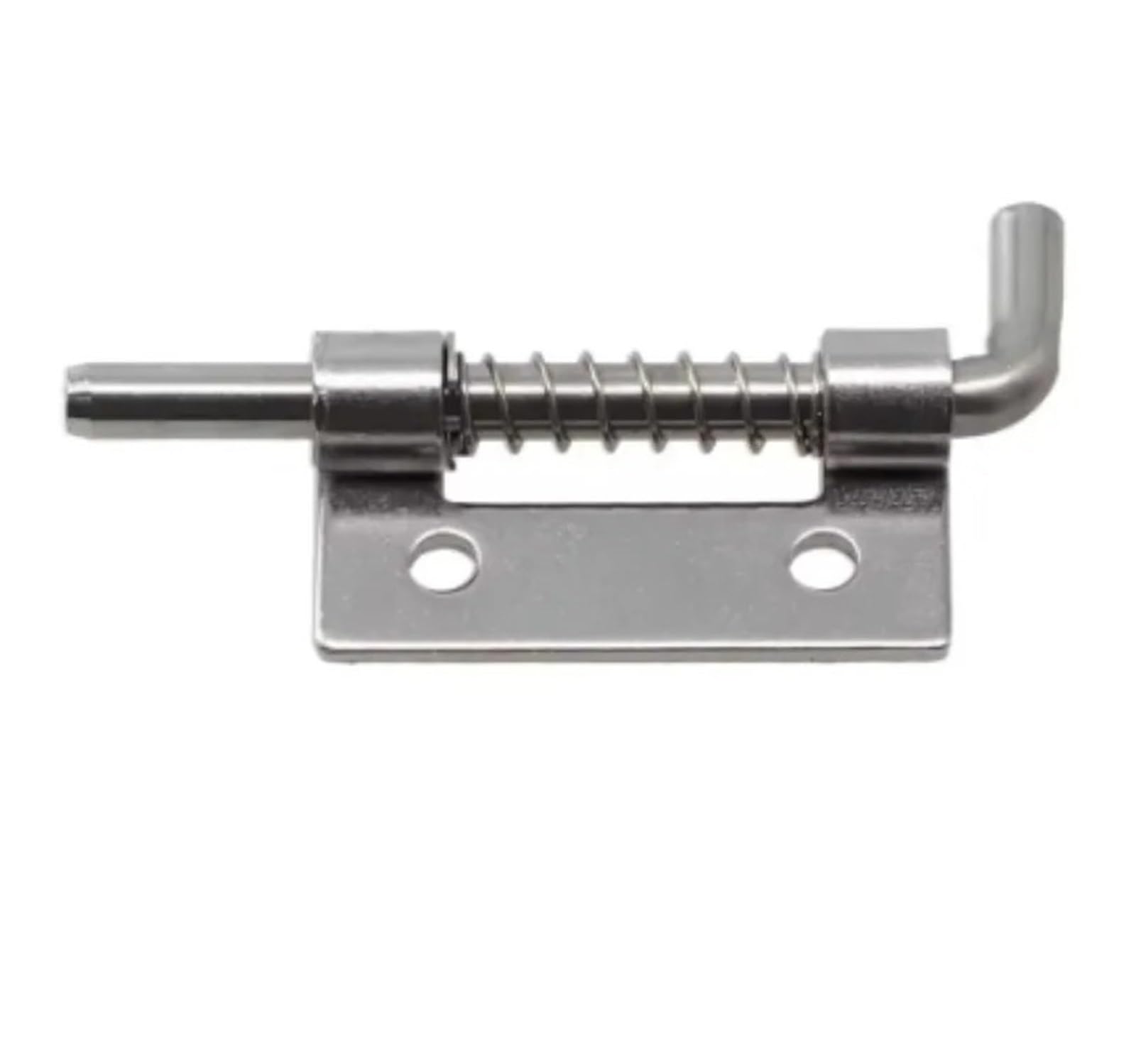 5pcs Spring Loaded Latch Pin Stainless Steel Barrel Bolt Lock Security Door Bolts Cabinet Hinges Gate Shed Toolbox Hardware Latches for Yard Gate