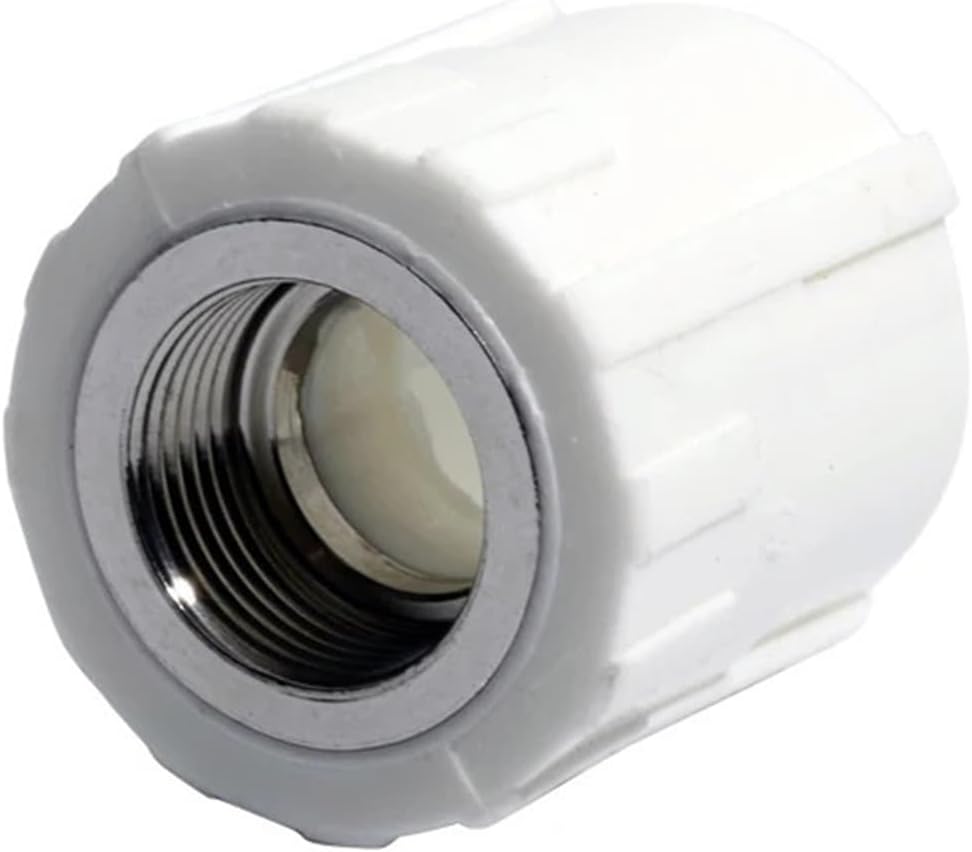 PPR Water Pipe Fitting 20/25/32/40mm PP-R Pipe Joint Water Supply 1/2inch 3/4inch 1inch Plastic Pipe Fitting Connector 1Pcs(20-20mm)