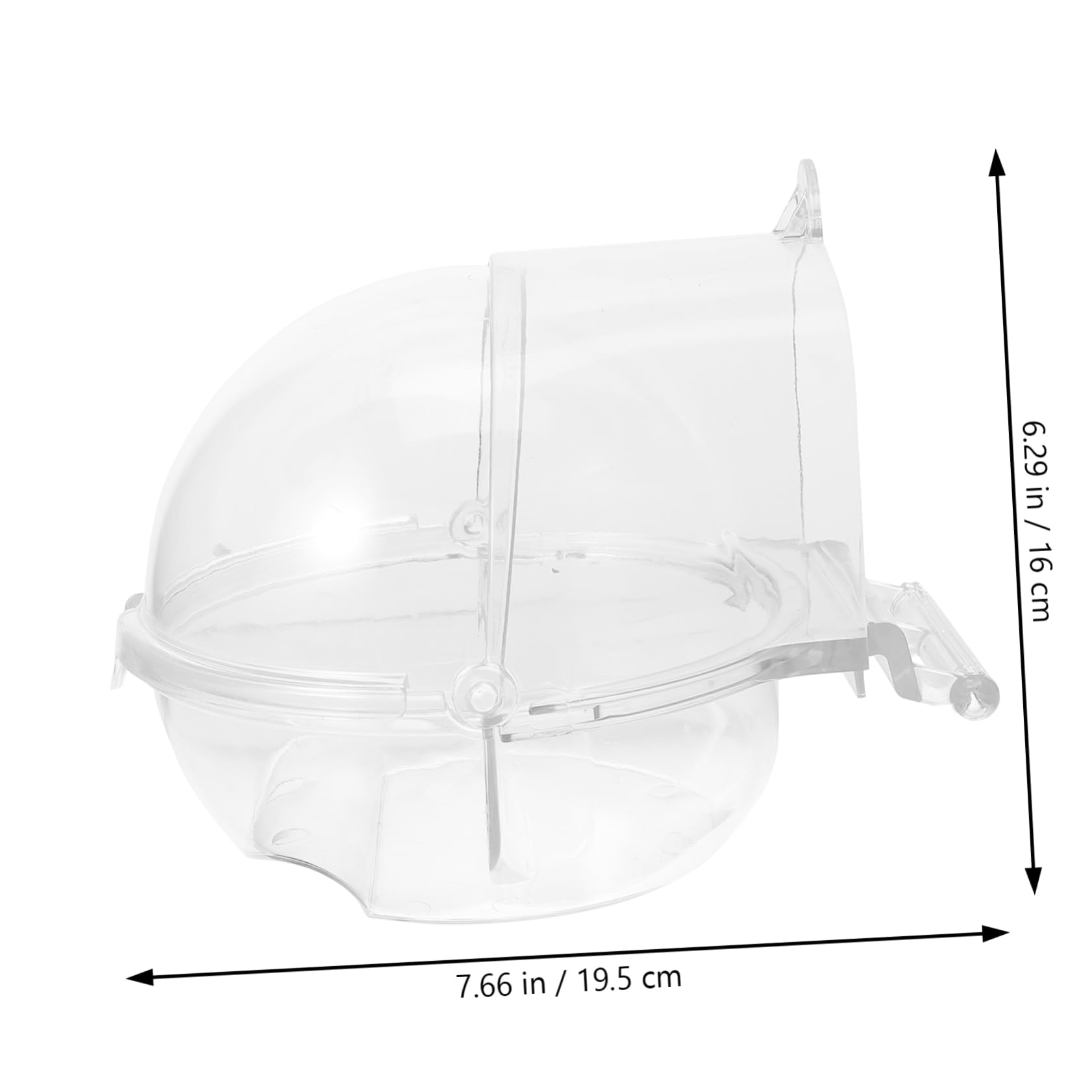 Vasca da Bagno per Uccelli e Cocorite in Plastica Pratica e Facile da Pulire per Gabbia, per Bagno dei Pappagalli la Doccia in Gabbia