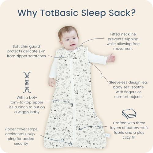 Image of Toddler Sleep Sacks 2T-3T-4T, 0.5 TOG Light Summer Wearable Blankets, Extra Long XL Sleeping Bags, 2 Pack