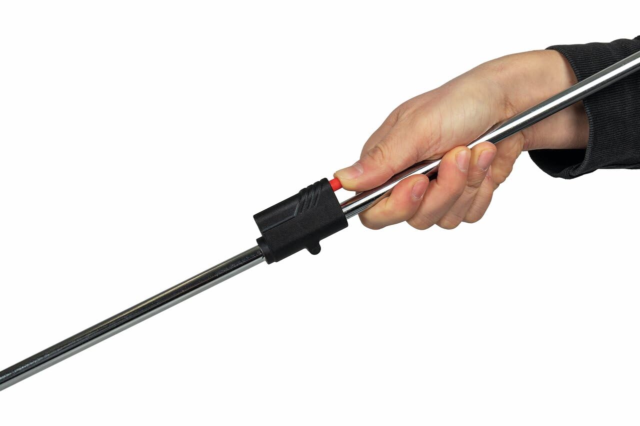 ROTHENBERGER Quemador de malas hierbas industrial, quemador de gas con encendido piezoeléctrico, quemador de llama regulable, encendedor de barbacoa (sin gas) 1500003637