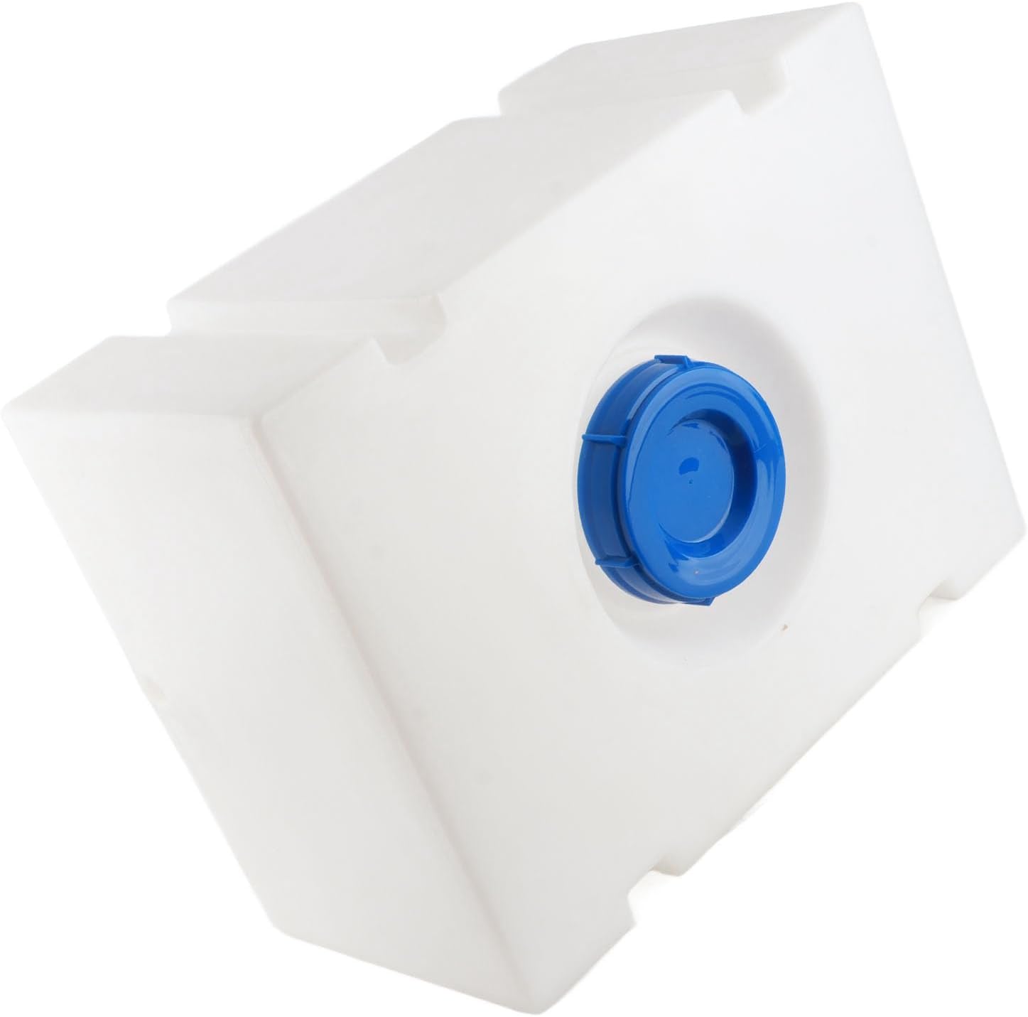 RV Water Tank, 20 Gallon LLDPE Heat and Cold Resistance, Leakproof Square Design with 130mm Inlet for RVs Trailers Campers Ships Yachts