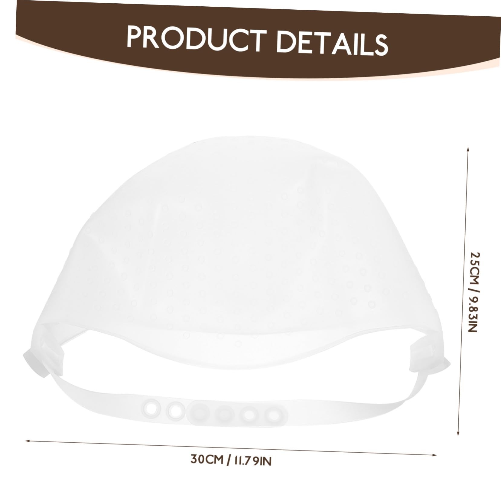 2 Piezas Gorro de Silicona para Mechas Reutilizable y Práctico para Teñir Material Seguro para Peluquería y Casa Accesorio Profesional para Coloración de Cabello