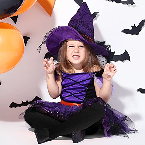 Olreco Toddler Tights for Girls Ballet Dance Tights Ultra-Soft Baby Stockings for Girls Halloween Socks for Witch Costumes4