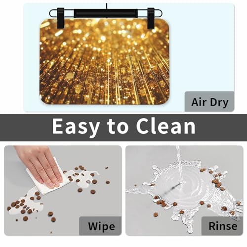 Tapis de nourriture pour chien super absorbant et antidérapant