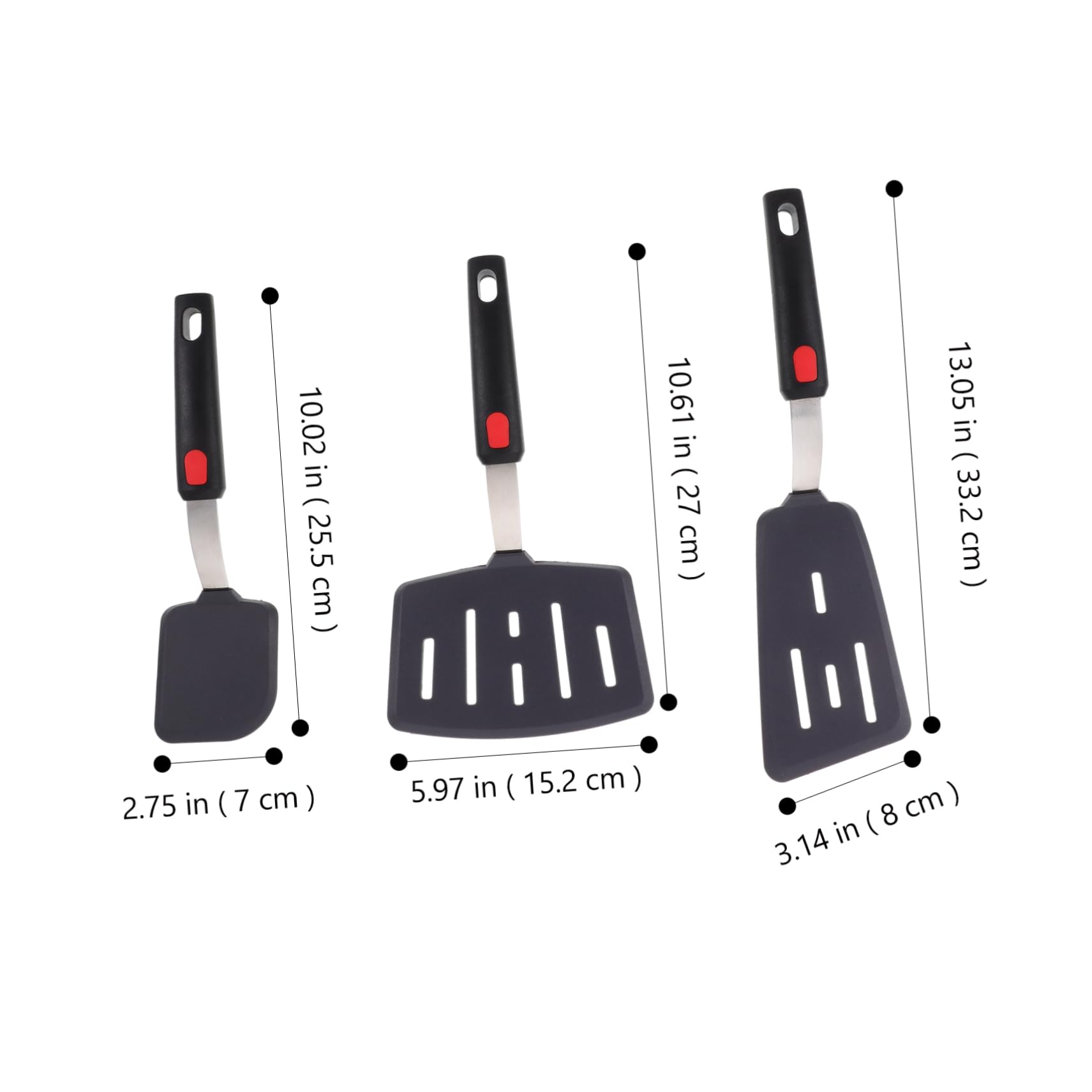 Spatola Per Wok in Silicone Spatola Per Friggere Portatile Antiaderenti Flessibile E Adatto Cucina Domestica