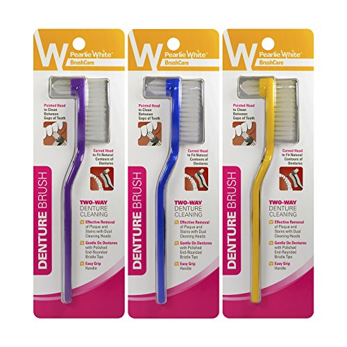 Pearlie White Denture Brush, Pack of 3