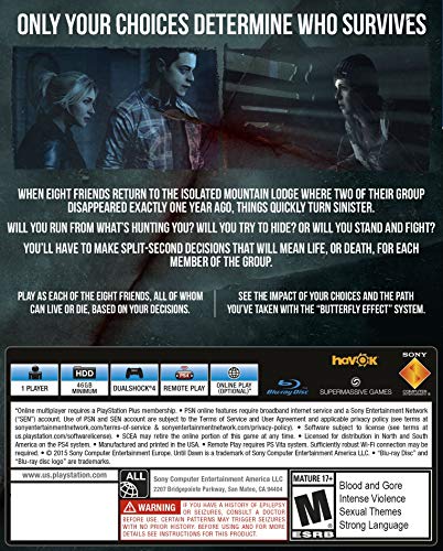 Opiniones de Until dawn más recomendados. 14 Imagen adicional