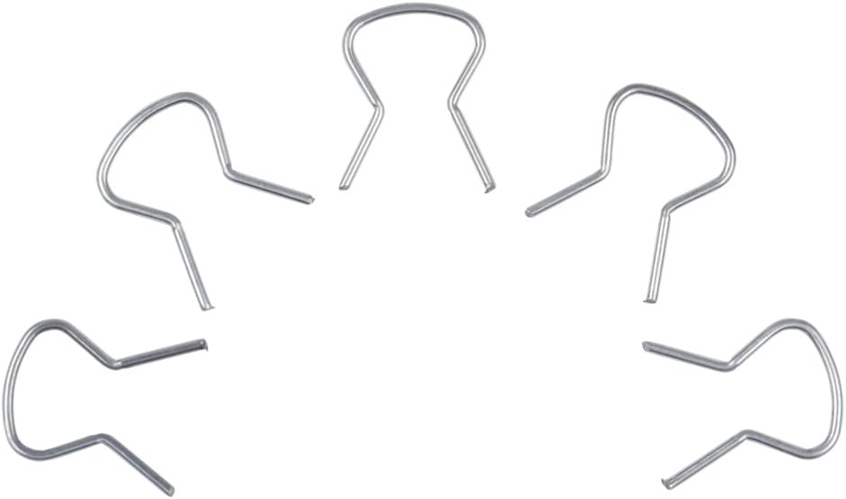 BODYART 5Pcs Door Window Metal Clip Crank Retainer Roll Up Winder