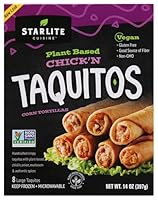 Algopix Similar Product 14 - Starlite Cuisine Soy Taquitos Chicken