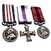3x Set Bravery in the Field Military Cross Medal & Distinguished Conduct Replica