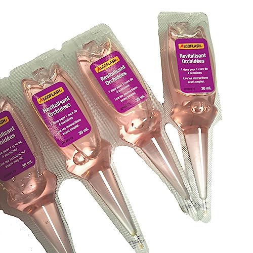 ALGOFLASH Monodose Revitalisierende Blumen auf Balkon und Terrasse, 5 Dosen, Monorchid, Violett