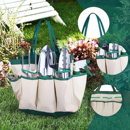 Set de herramientas de jardinería 7 piezas con bolsa miniatura 7