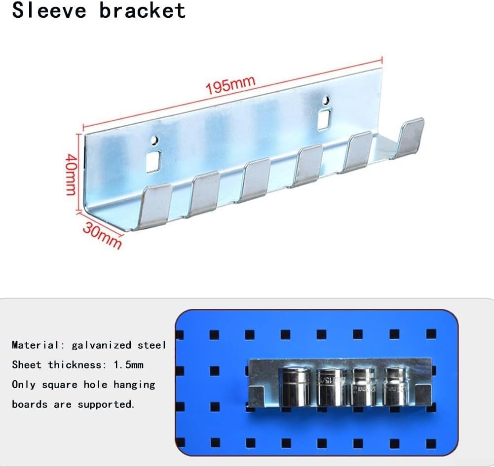 Scaffale da parete per cacciaviti e attrezzi, scaffale durevole per l'organizzazione dell'hardware, design compatto per il miglioramento della casa e uso esterno, costruzione robusta