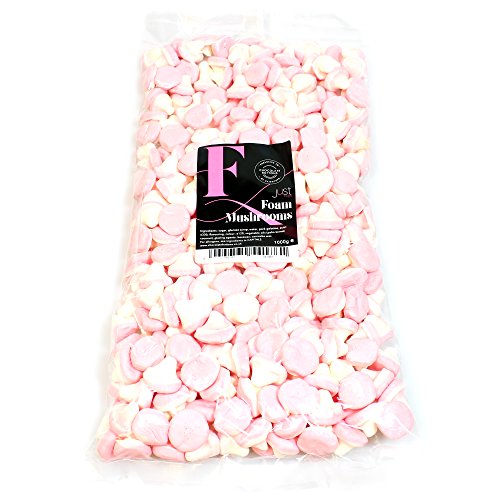 Just Treats Foam Mushrooms (1 Kilo Share Bag)