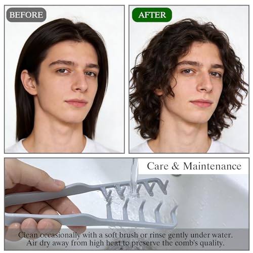 Peine texturizador volumizador con dientes anchos miniatura 4