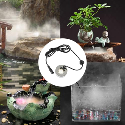 Ultraschall Nebelmacher,Ultraschall Vernebler,Ultraschall Nebler,Nebler ultraschall Vernebler,Ultrasonic Fog Maker,Ultraschall Nebelmacher Fogger,für Springbrunnen,Aquarium,Nebelkapazität 400 Ml/H