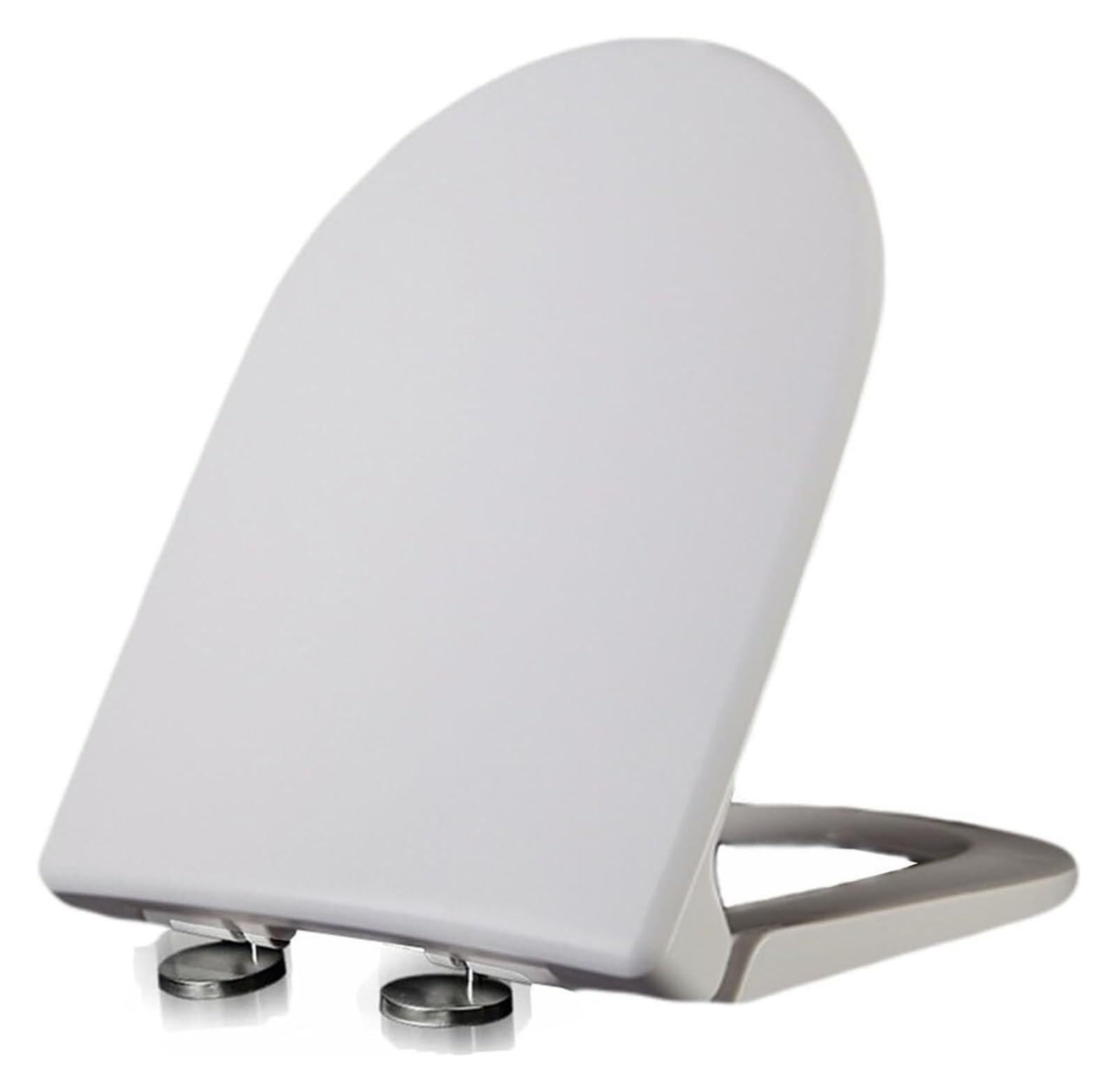 Eamrfvqt One Color Toilet Seat, Polypropylene D Shaped Toilet Seat