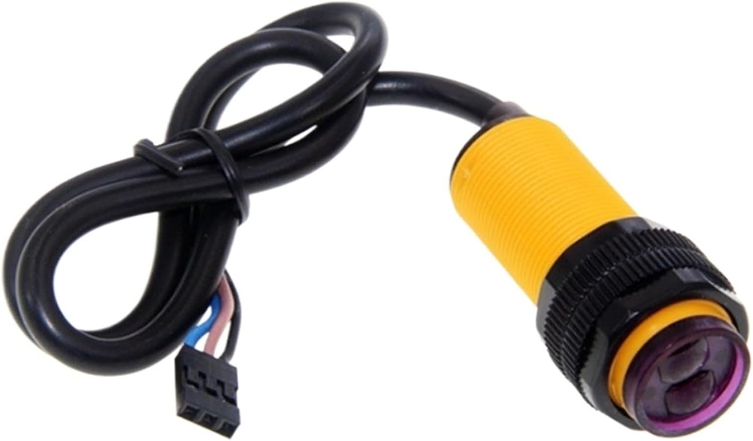 1pcs E18-D80NK Infrared Obstacle Avoidance Sensor Proximity Switch 3-80cm Detection Range Adjustable D80NK(Dedicated Bracket)