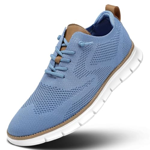 Image of Men's Oxfords Business Shoes Fashion Mesh Casual Dress Walking Sneakers Comfortable Lightweight Soft Sole