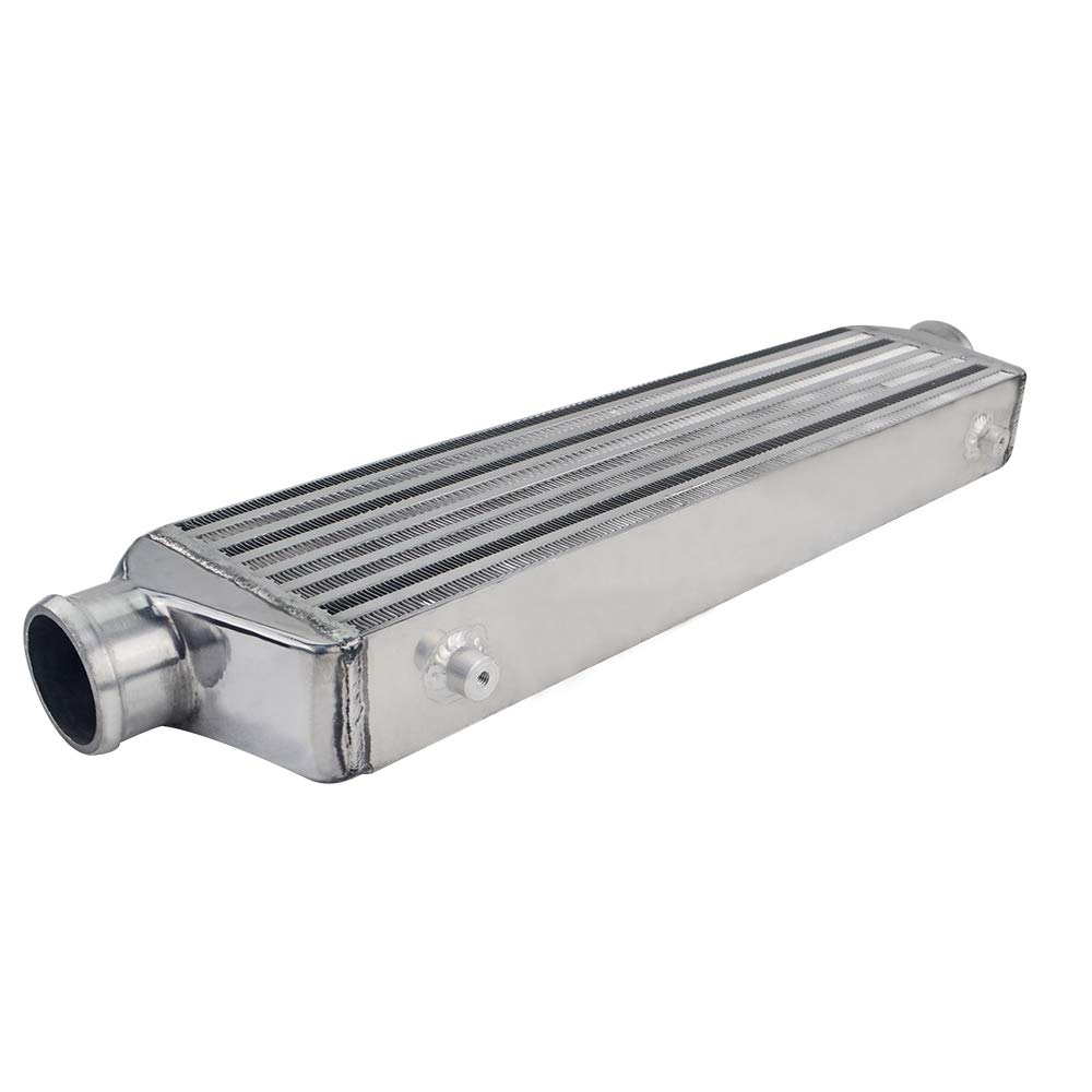 Intercooler aluminiowy 550 * 140 * 65mm uniwersalny Turbo Intercooler Bar i płyta OD = 2.5 "intercooler montowany z przodu VR-IN811-25