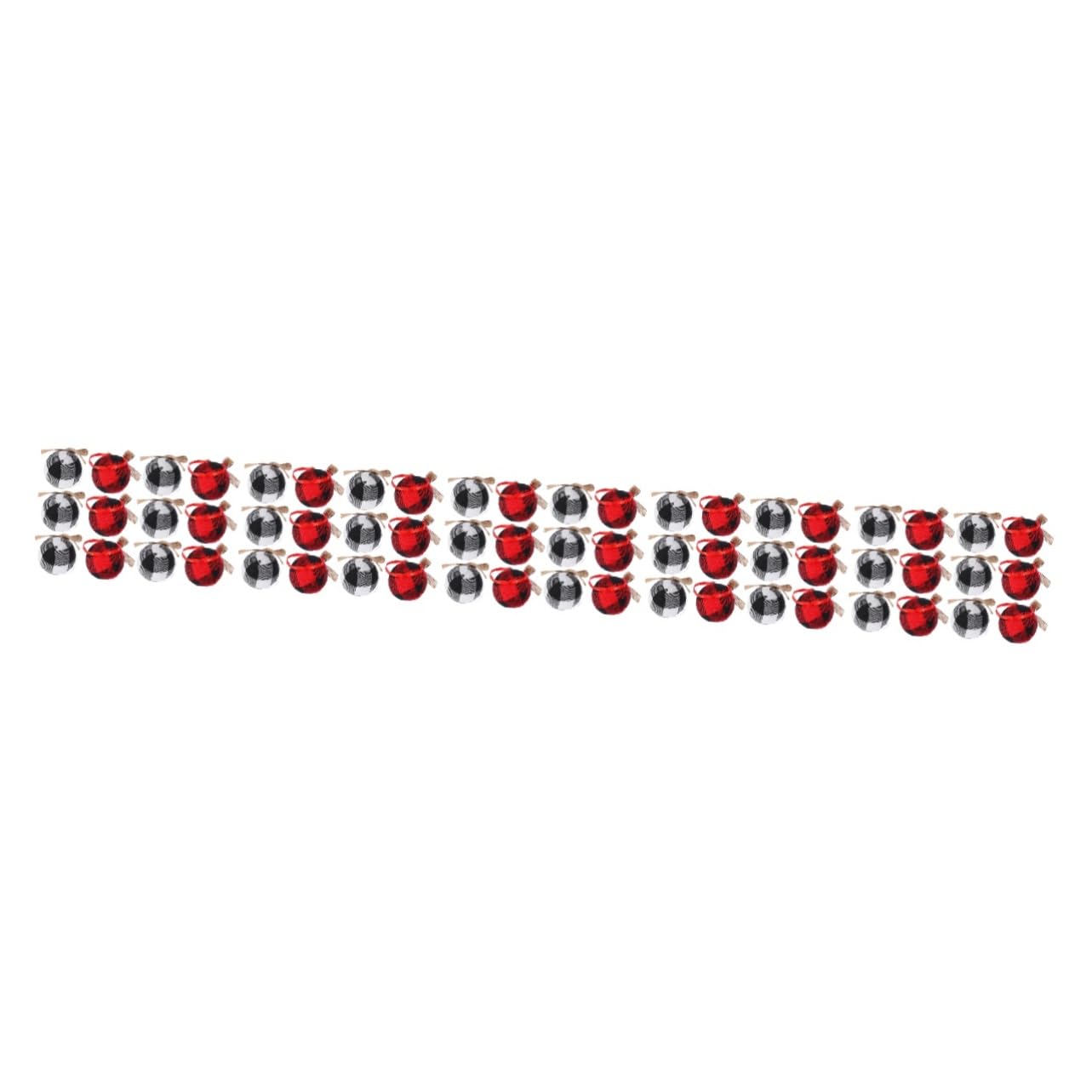 PRETYZOOM 5 Juegos Bola De Tela De Cuadros Navideños Decoraciones Luces De Navidad Al Aire Árbol De Navidad Adornos Guirnalda Oro Bolas De Navidad Espuma 12 Uds * 5