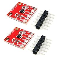 Hailege 2pcs MCP4725 12 Bit I2C IIC DAC Entwicklungsboard Breakout Board Interne EEPROM Store Einstellungen