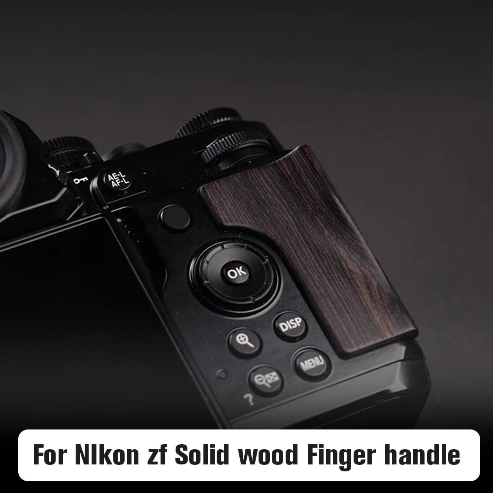 Amazon | Shnmersy For ニコン ZF 用 フィンガーハンドル 木製ハンド