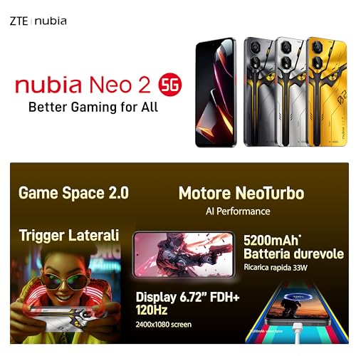 ZTE NUBIA NEO 2 5G, 256 GB, YELLOW - 3