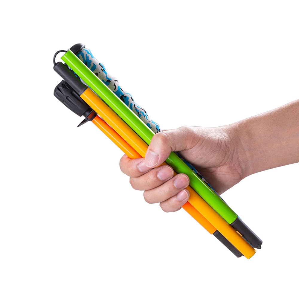 O Kijki trekkingowe [ultralekkie 110G] Węglowe kijki alpinistyczne 5 sekcji, zestaw 2110 cm, sprzęt turystyczny, czapka odprowadzająca wilgoć, z torbą do przechowywania, uniseks