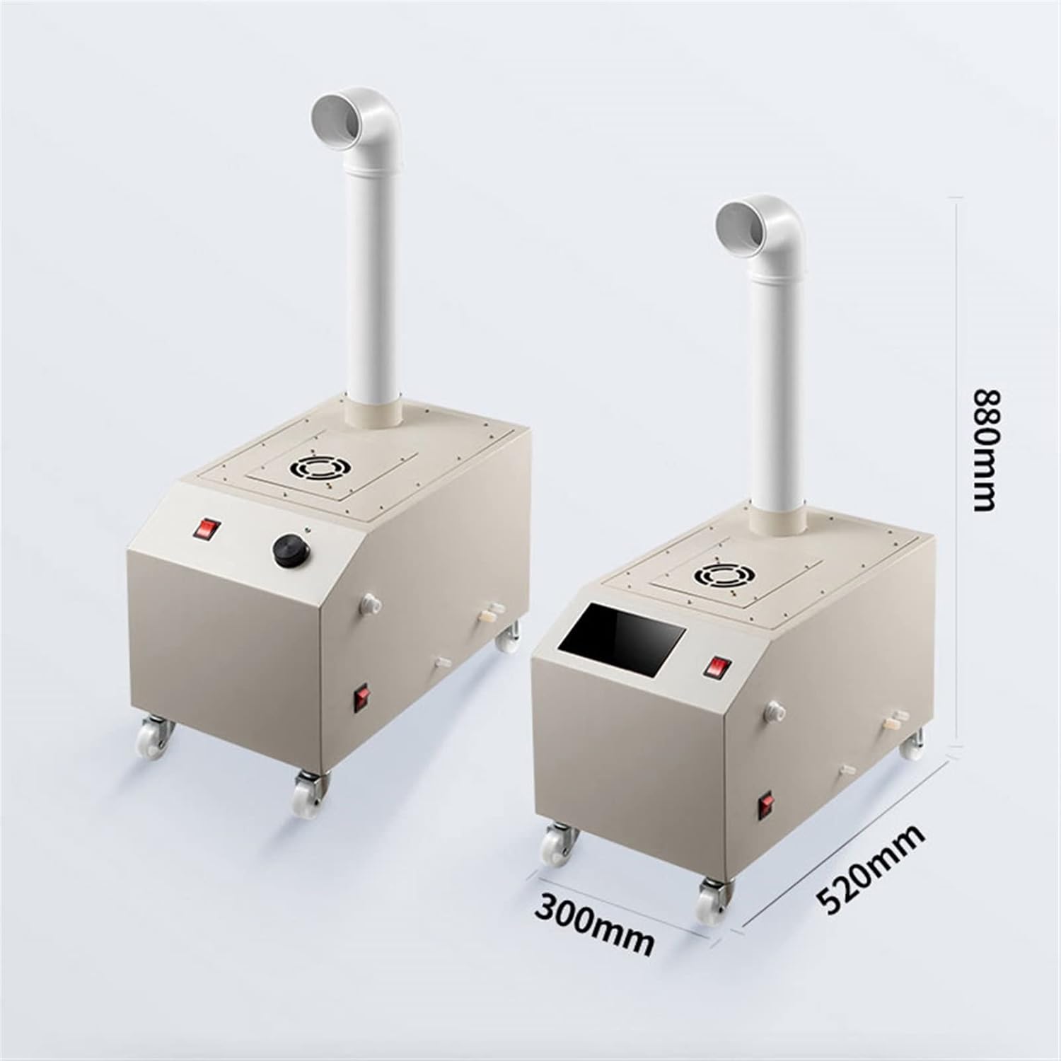 Humidifiers for Large Room - Large Humidifier Top Fill with ?Humidistat Control Remote Timer - Waterless Automatic Shut-Off - 5l/h Cool Mist Humidifier (Color : B)