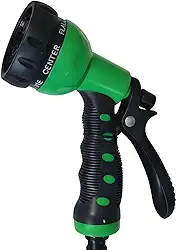 Esguicho Emborrachado Tipo Pistola Com 7 Funções Engate Rápido Mangueiras Jardim Casa