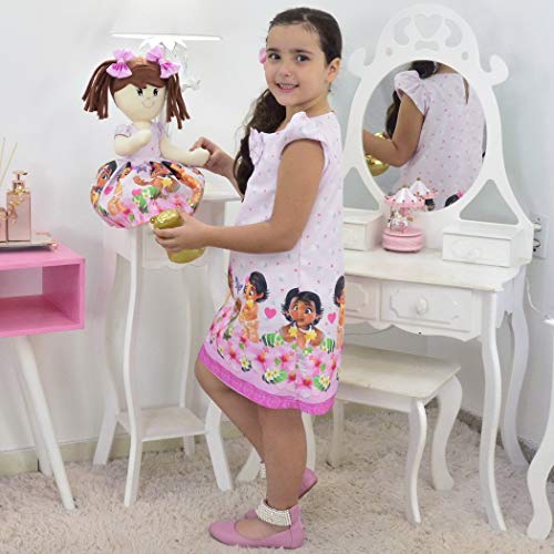 Tal Menina Tal Boneca Mari - Vestido Moana Bebê Trapézio