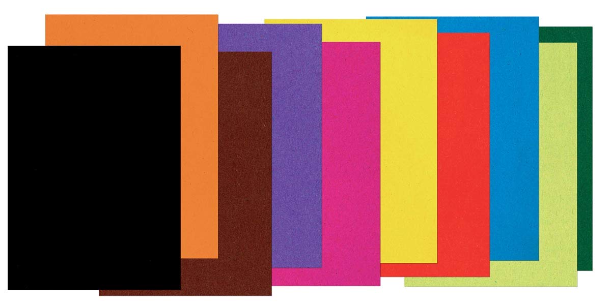 Papier à dessin coloré ft 21 x 29,7 cm (A4) Lot de 1Unité(s)