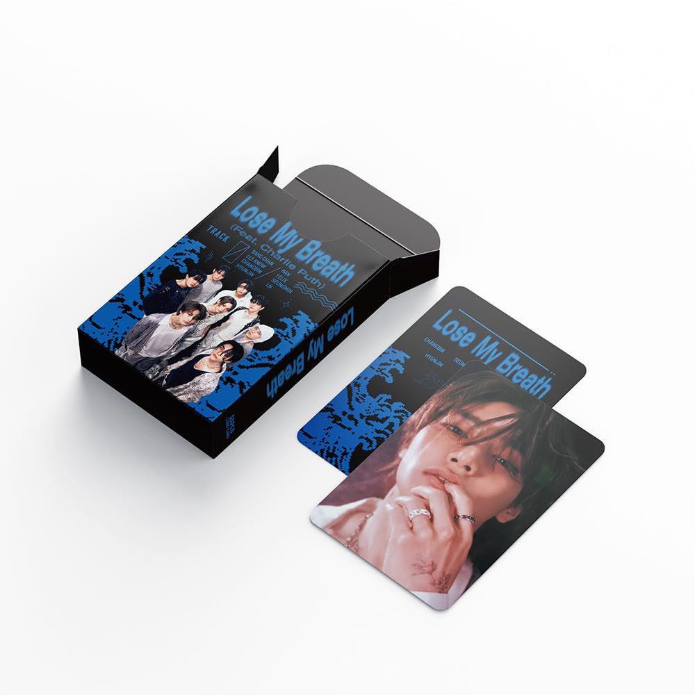 TOMITANY 55Pcs Stray Kids New Kpop Alblum Song Lose My Breath Lomo