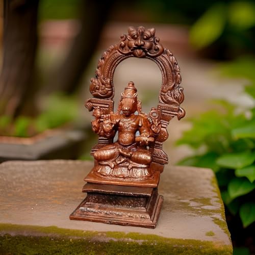 Image of Copper Handmade Varahar with Prabhavalli 490 Gram, 4.7 inches, Pack of 2 Piece