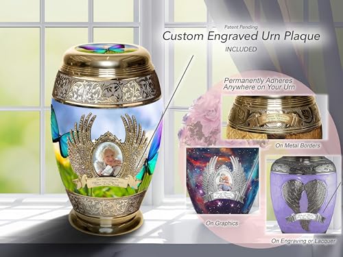 Image of Wild Butterfly Cremation Urns for Human Ashes Adult Female Urns for Ashes