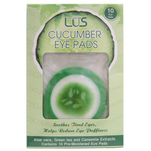 Lus Cucumber Eye Pads 10 Pads Eye Puffiness Treatments
