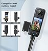 ZLiT Mic Cold Shoe Extension Bracket Adapter Mount for Insta360 X4/X3/ONE X2 Camera Compatible with DJI Mic Mini Microphone Holder with Audio Cable #3