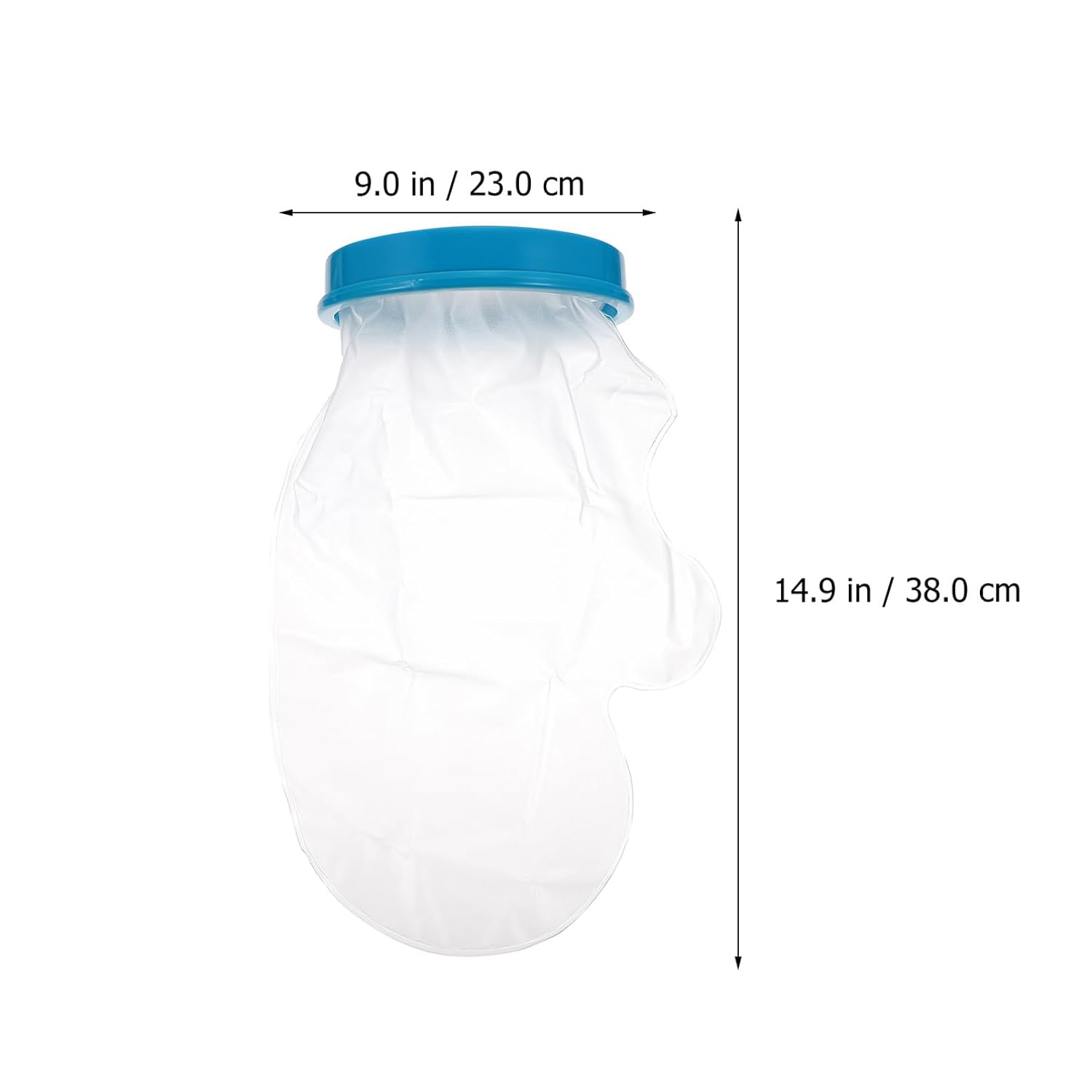 NOLITOY Durable Hands Cast Cover Reusable Protector for Injured Hands Easy to Use for Shower and Bath Sky-blue Color for Home and Hospital Recovery
