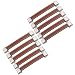 Produktbild FBSHOP(TM) 10pcs Vintage Leder Türknauf Kleiderschrank Schuhkarton Schublade MöbelKnopf, Aktenkoffer Koffer zieht Knöpfe, Weinschrank Holzkiste zieht Möbelgriffe, Möbelbeschläge