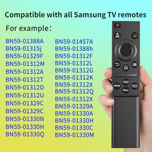 2PCS Replacement Remote Control for Samsung TV, BN59 Remote Control for Samsung Smart QLED NEO LED 8K TVs, Compatible with BN59-01388A BN59-01388H BN59-01457A by TVSEN - Used condition - Image 5