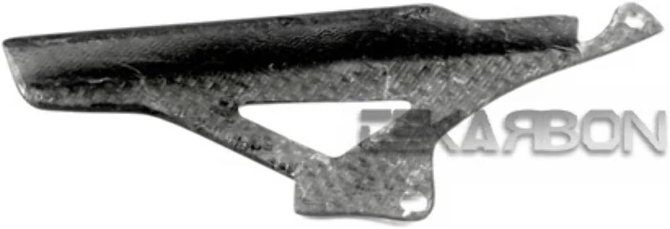 Replacement Upper Chain Guard, for Aprilia RSV4 (2009-2019), Carbon Fiber, 2x2 Twill Weave Glossy