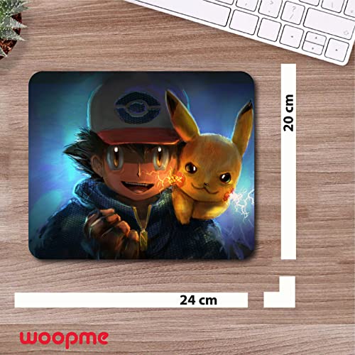 woopme® Cartoon Animation Character Theme Printed Mouse Pad Compatible for Laptop Computer Desktop PC Girls Kids Gaming Non Slip Rubber Base L x H... - Image 3