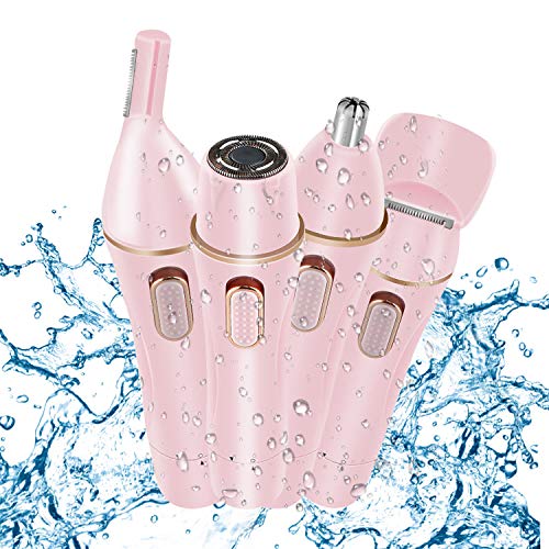 Yonhi Cordless Rechargeable Hair Trimmer Set,Women Bikini Trimmer Waterproof Rechargeable,Womens Shaver Bikini Trimmer Body Hair Removal for Legs and Underarms Rechargeable Wet and Dry Painless