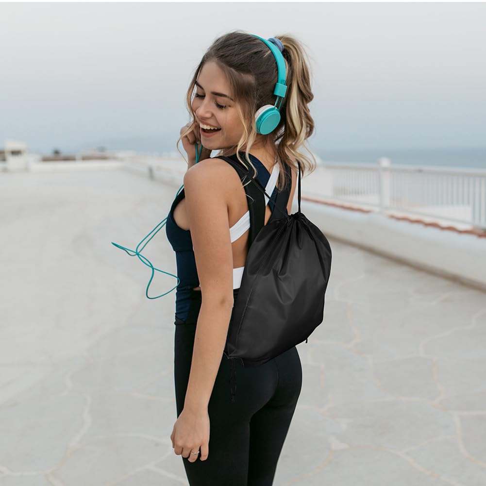 flintronic Palestra Borsa da Spiaggia, Sportiva Gym Sack, Borsa da Nuoto Impermeabile Sacca, PE Borse con Coulisse, Zaino a Corda per Sport, Spiaggia, Viaggi, Vacanze - Unisex