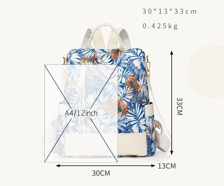 Image of MOCA Womens Girls Backpack Anti-theft Handbag Ladies Shoulder Bag School Bag Stylish Casual Daypacks Lightweight Rucksack for Outdoor Travel School Campus Shopping Bag for women Girl