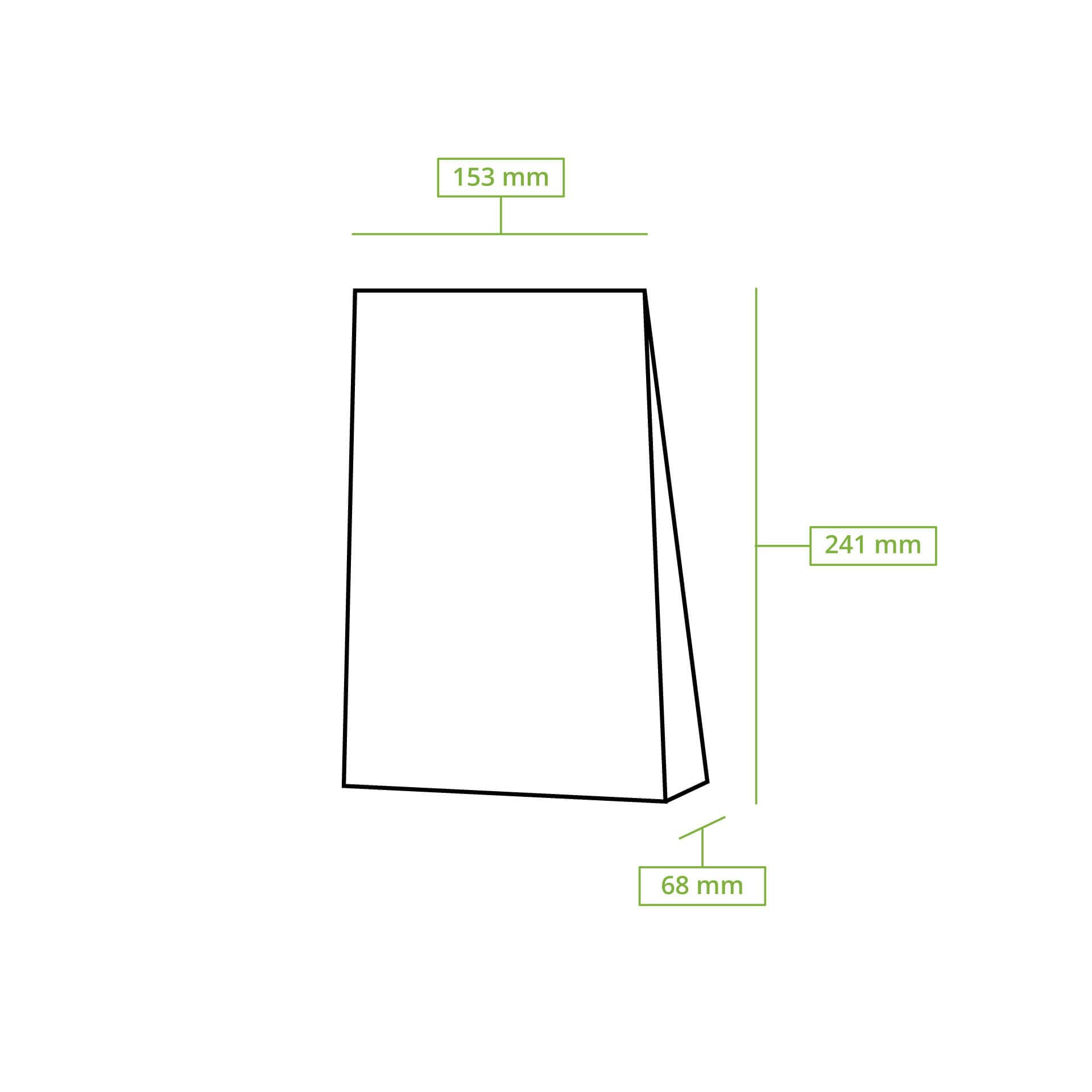 Bolsas de papel biodegradables con fondo plano tamaño L con ventana y cierre clip 400 unidades I bolsas de papel kraft con ventana y revestimiento PLA I bolsas para galletas, té, etc